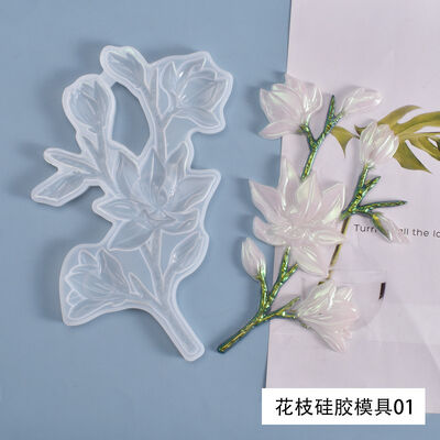 DIY Crystal Dropping Mold Beautiful Flower Branch Handmade Creative Decoration Platform Crystal Dropping Mold