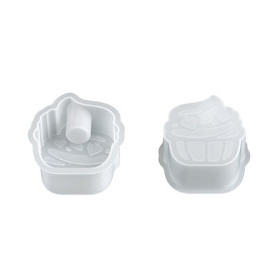 DIY Aromatherapy Gypsum Cement Paper Cupcake Ice Cream Candlestick Silicone Mold Candle Base Gypsum Mold