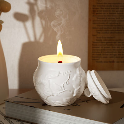Drip Glue Mirror Relief Flower Vine Pattern Storage Jar DIY Gypsum Candle Cup Silicone Mold