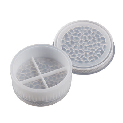 New Crystal Drip Glue Large Diamond Storage Box Mold Stacked High Storage Can Diamond Surface Storage Box Grinding