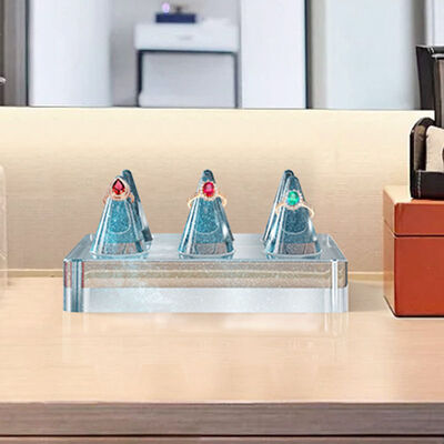 DIY Crystal Dropper Ring Holder Mold, Earring Ring, Keychain, Conical Frame, Silicone Mold