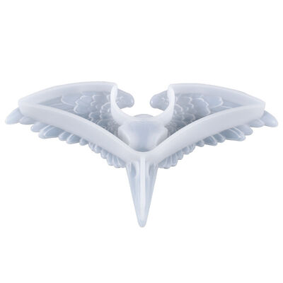Dropping Glue DIY Mold Crow Skull Skeleton Gothic Style Pendant Eagle Spreading Wings Ornament Silicone Mold