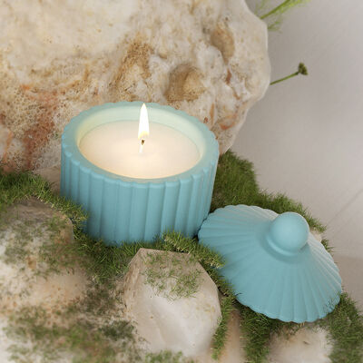 DIY Silicone Mold Striped Lid Storage Box Container For Plaster Candles, Decorative Ornaments, And Molds