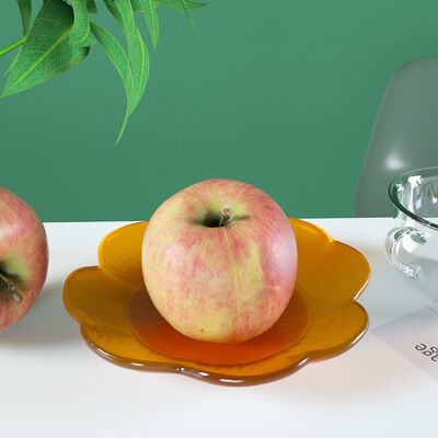 DIY Crystal Dropper Plate Mold Petal Storage Plate Clover Fruit Plate Plate Silicone Mold