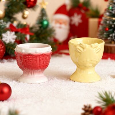 DIY Aromatherapy Gypsum Deer Pattern Yarn Weaving Pattern Storage Jar Candle Cup Silicone Mold