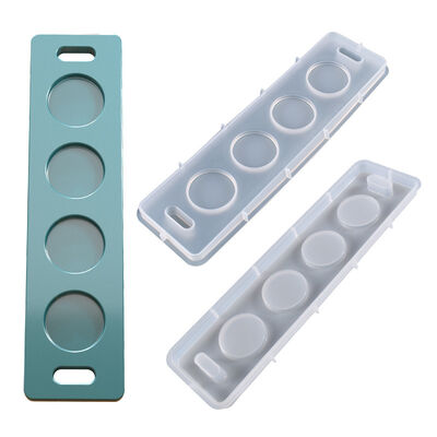 DIY Crystal Drip Glue Red Wine Glass Tray Mold Glass Tray Pad Platform Silicone Mold In Stock
