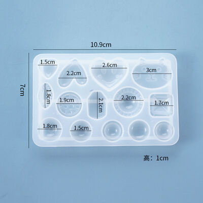 DIY Crystal Drop Adhesive Hanging Pendant Mold, Cute Pendant Accessories, Earrings, Mirror Silicone Mold Wholesale