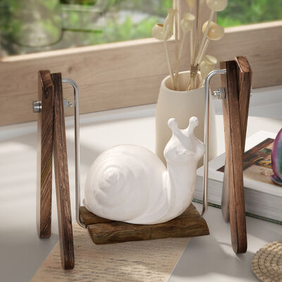 Large Crystal Dropper Snail Ornament DIY Resin Gypsum Candle 3D Animal Silicone Mold