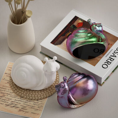 Large Crystal Dropper Snail Ornament DIY Resin Gypsum Candle 3D Animal Silicone Mold