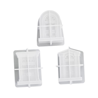 Thickened House Aromatherapy Candle Soap Dropping Mold DIY European Gypsum Castle House Silicone Mold