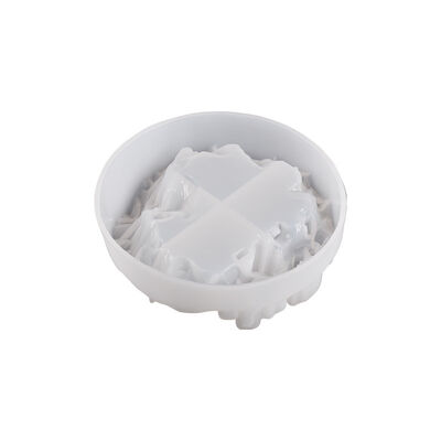 DIY Dropper Ashtray Mold Mountain Ice Crystal Cluster Ashtray Storage Box Gypsum Cement Silicone Grinding
