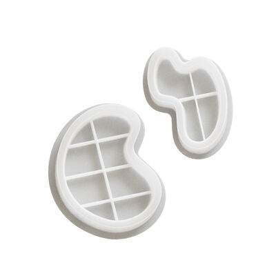 DIY Resin Mirror Irregular Plate Silicone Mold Storage Plate Jewelry Gypsum Drip Mold
