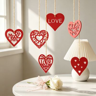 Molde de silicona con colgante de amor hueco, colgante de corazón de boda, molde de yeso de aromaterapia para el día de San Valentín