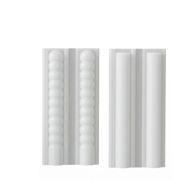 Ins Wind String Round Bead Stripe Bar Candle Silicone Mold DIY Bar Candle Base Mold