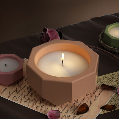 DIY Crystal Drip Glue Square Mouth Octagonal Circular Storage Box Jar Gypsum Candle Cup Flowerpot Ornament Silicone Mold