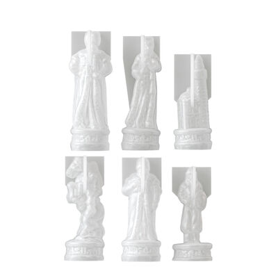 Cross Border New Product European Three-dimensional Chess Silicone Mold DIY Crystal Drip Resin Ornament Mold