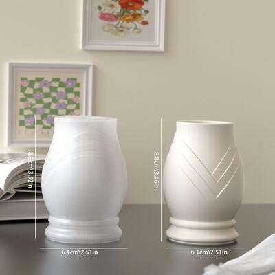 Ins Style Roman Vase Silicone Mold Aromatherapy Gypsum Candle Cup Mold Home Soft Decoration DIY Ornament Mold