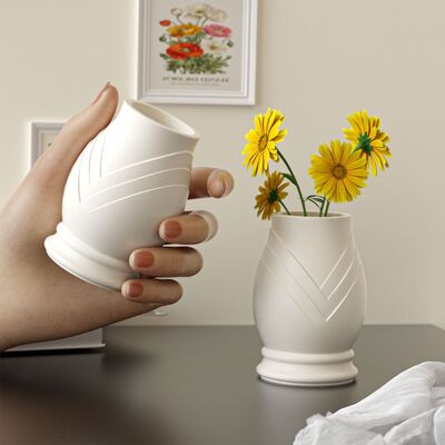 Ins Style Roman Vase Silicone Mold Aromatherapy Gypsum Candle Cup Mold Home Soft Decoration DIY Ornament Mold