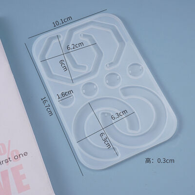 DIY Crystal Resin Mold Earrings, Pendants, Drop Earrings, Irregular Hanging Ornaments, Handmade Accessories Silicone Molds