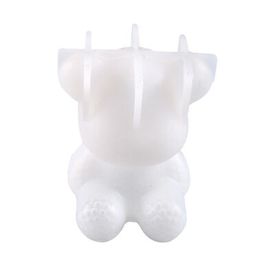 DIY Crystal Dropping Gel Diamond Bear Mold Cute 3D Diamond Bear Cartoon Gypsum Silicone Mold
