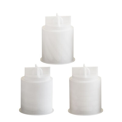 Crystal Dropper Resin Circular Stripe Storage Can DIY Gypsum Candle Cup Container Silicone Mold