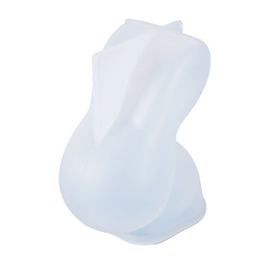 DIY Crystal Resin Mold For 3D Cute Rabbit Plush Toy Jade Rabbit Long-eared Rabbit Silicone Mold