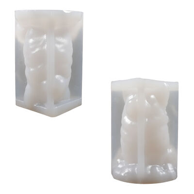 Ins Cute Corgi Dog Aromatherapy Candle Mold Pet Dog Gypsum Ornament Silicone Mold Cross Border Exclusive Supply