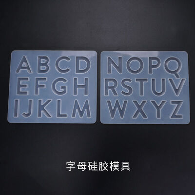 DIY Crystal Dropper Mold, Whole Board Letter Decoration, Pinyin Handmade Jewelry, Silicone Mold