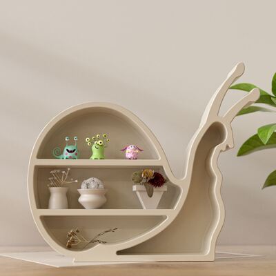 Minimalist Style Aromatherapy Gypsum Snail Storage Rack DIY Doll Accessory Storage Rack Swing Table Silicone Mold