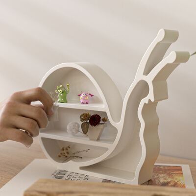 Minimalist Style Aromatherapy Gypsum Snail Storage Rack DIY Doll Accessory Storage Rack Swing Table Silicone Mold