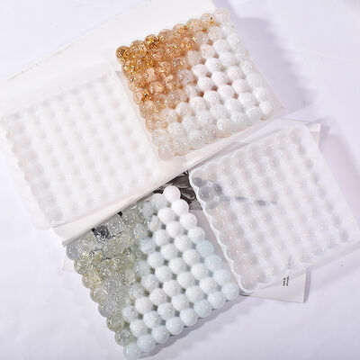 DIY Resin Drip Magic Ball Air Cushion Plaster Pad Grinding Mold Round Bead Cup Pad Display Stand Hanging Tag Silicone Mold