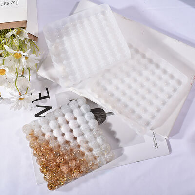 DIY Resin Drip Magic Ball Air Cushion Plaster Pad Grinding Mold Round Bead Cup Pad Display Stand Hanging Tag Silicone Mold