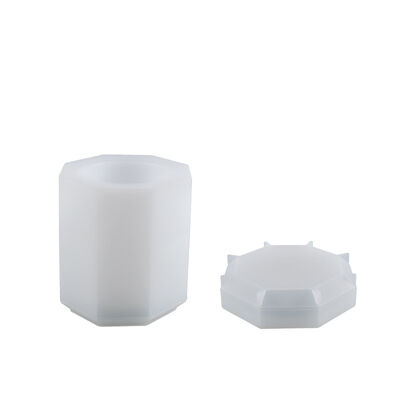 Crystal Dropper Gypsum DIY Grinding Tool Octagonal Pen Holder Storage Box Silicone Mold Source Wholesale