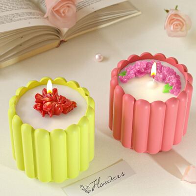 Ins Dot Relief Bird Storage Can, Platform, Silicone Mold, DIY Aromatherapy Gypsum Candle Container, Base Mold