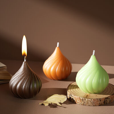 DIY Garlic Head Candle Ornament Silicone Mold Aromatherapy Gypsum Resin Mirror Onion Head Dropping Mold