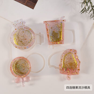 DIY Crystal Dropper, Cola, Ice Cream, Quadruple Candy, Lion Camera, Shark, Quicksand Pendant, Silicone Mold