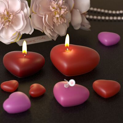 DIY Drip Glue Love Small, Medium, Mini Mirror Candle Handheld Gift Gypsum Ornament Silicone Mold