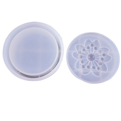 Crystal Drip Glue Mold DIY Handmade Storage Box Jewelry Box Love Crown Moon Cherry Blossom Silicone Mold