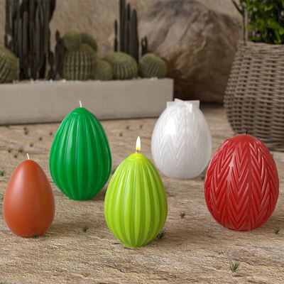 Easter Egg Scented Candle Silicone Mold DIY Gypsum Scented Stone Oval Egg Shaped Candle Mold