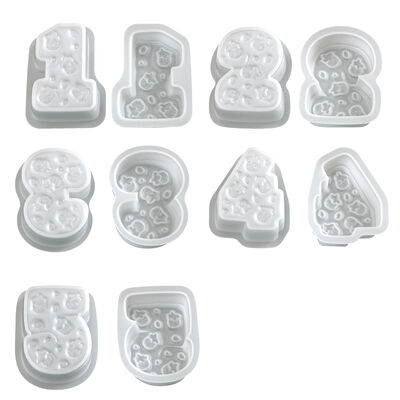 Strawberry Digital Mirror Table Silicone Mold DIY Aromatherapy Gypsum Digital Gift Candle Mold