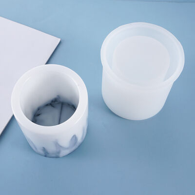 DIY Crystal Dropper Mold, Circular Pen Holder, Pen Holder, Table, Storage, Silicone Mold, Customized Processing