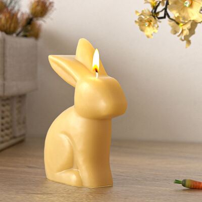 Easter Half Dimensional Rabbit Silicone Mold DIY Aromatherapy Candle Gift Rabbit Ornament Mold