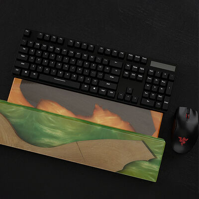 DIY Crystal Dropper Mechanical Keyboard Resin Hand Support Palm Support Wrist Support Rectangular Swing Table Silicone Mold