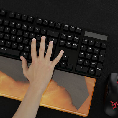 DIY Crystal Dropper Mechanical Keyboard Resin Hand Support Palm Support Wrist Support Rectangular Swing Table Silicone Mold