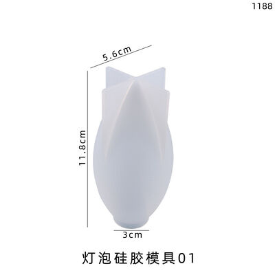 DIY Crystal Dropper Mold Creative Atmosphere Light Bulb Table Decoration Silicone Mold Factory Wholesale
