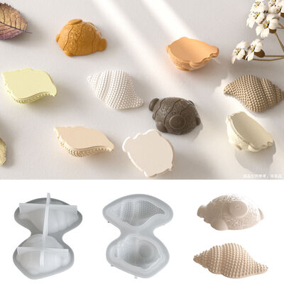 DIY Resin Gypsum Mini Small Fish Shell Conch Silicone Mold Jewelry Earrings Pendant Dropper Mold