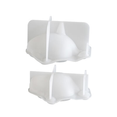 DIY Aromatherapy White Whale Candle Pendant Grinding Dropping Resin Gypsum Tiger Whale Pendant Silicone Mold