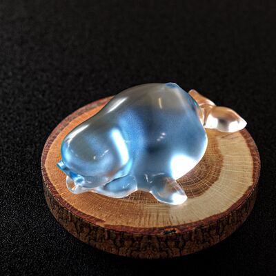 DIY Aromatherapy White Whale Candle Pendant Grinding Dropping Resin Gypsum Tiger Whale Pendant Silicone Mold