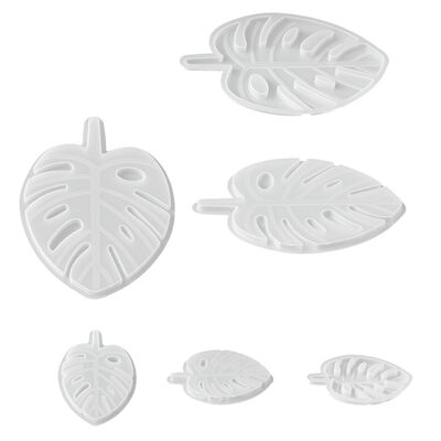 INS-style Leaf-shaped Cup Coaster Silicone Mold DIY Aromatic Resin Turtle Back Leaf Hollow Desktop Drip Mold