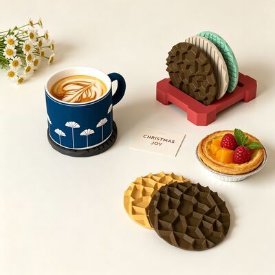 Ins Style Fish Scale Flag Fish Scale Pattern Diamond Grid Pattern Coaster Storage Box Base Gypsum Silicone Mold